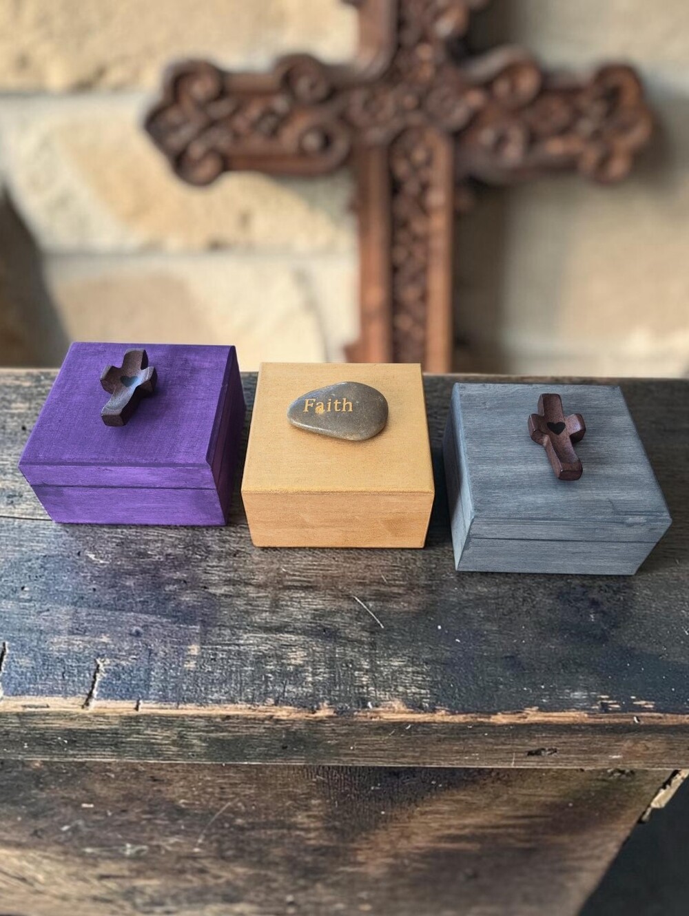 Handcrafted Prayer Box - Choose 1